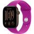 Смарт-часы Apple Watch Series 12 42mm Dark Bronze Aluminum Case with Magenta Sport Band S/M