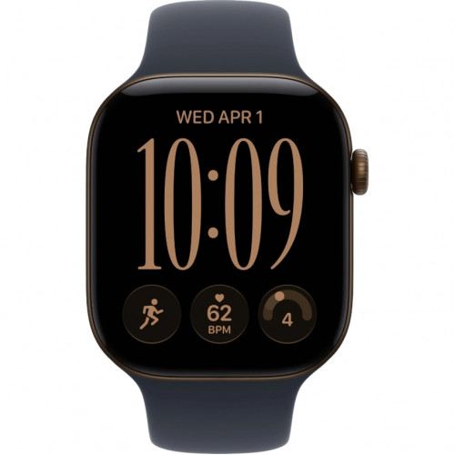 Смарт-часы Apple Watch Series 12 42mm Dark Bronze Aluminum Case with Navy Blue Sport Band M/L