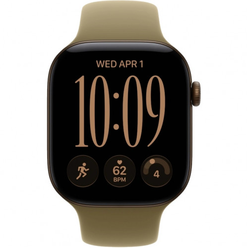 Смарт-часы Apple Watch Series 12 42mm Dark Bronze Aluminum Case with Olive Sport Band S/M