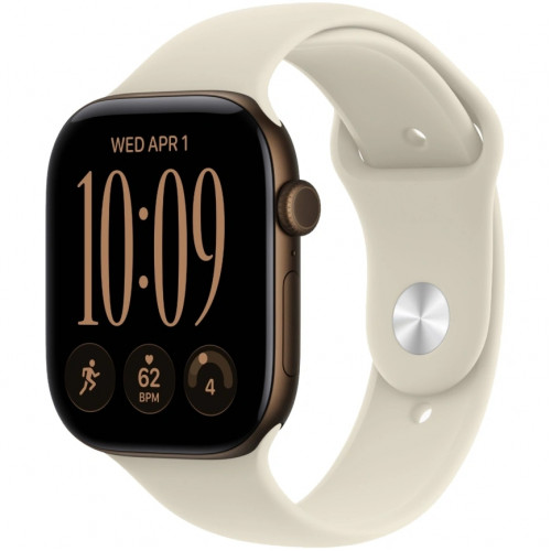 Смарт-часы Apple Watch Series 12 42mm Dark Bronze Aluminum Case with Sand Sport Band S/M