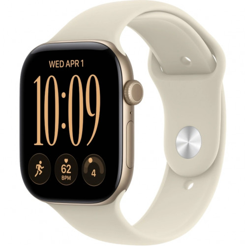 Смарт-часы Apple Watch Series 12 42mm Light Gold Aluminum Case with Sand Sport Band S/M