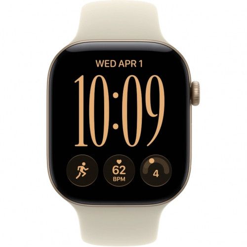 Смарт-часы Apple Watch Series 12 42mm Light Gold Aluminum Case with Sand Sport Band S/M