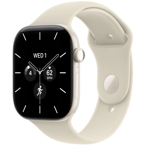Смарт-часы Apple Watch Series 12 42mm Pearl White Ceramic Case with Sand Sport Band S/M