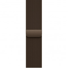 Apple Watch Series 12 42mm Radiant Gold Titanium Case with Dark Bronze Milanese Loop