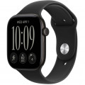 Apple Watch Series 12 46mm Black Aluminum Case with Black Sport Band S/M