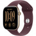 Смарт-часы Apple Watch Series 12 46mm Light Gold Aluminum Case with Burgundy Sport Band M/L