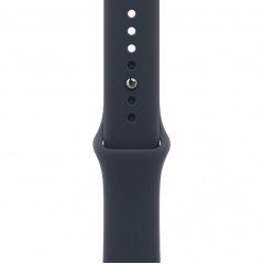 Apple Watch Series 12 46mm Light Gold Aluminum Case with Navy Blue Sport Band M/L