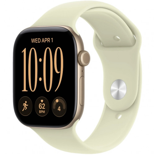 Смарт-часы Apple Watch Series 12 46mm Light Gold Aluminum Case with Pale Succulent Sport Band M/L