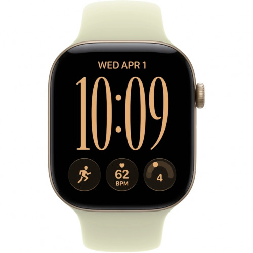 Смарт-часы Apple Watch Series 12 46mm Light Gold Aluminum Case with Pale Succulent Sport Band M/L
