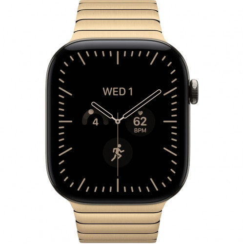 Смарт-часы Apple Watch Series 12 46mm Natural Titanium Case with Radiant Gold Link Bracelet