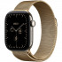 Смарт-часы Apple Watch Series 12 46mm Natural Titanium Case with Radiant Gold Milanese Loop S/M