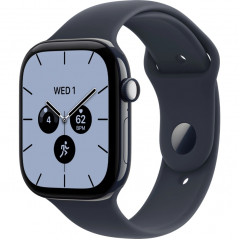 Apple Watch Series 12 46mm Night Blue Ceramic Case with Navy Blue Sport Band M/L