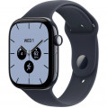 Apple Watch Series 12 46mm Night Blue Ceramic Case with Navy Blue Sport Band S/M