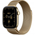 Apple Watch Series 12 46mm Radiant Gold Titanium Case with Radiant Gold Milanese Loop M/L