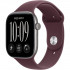 Смарт-часы Apple Watch Series 12 46mm Space Gray Aluminum Case with Burgundy Sport Band M/L