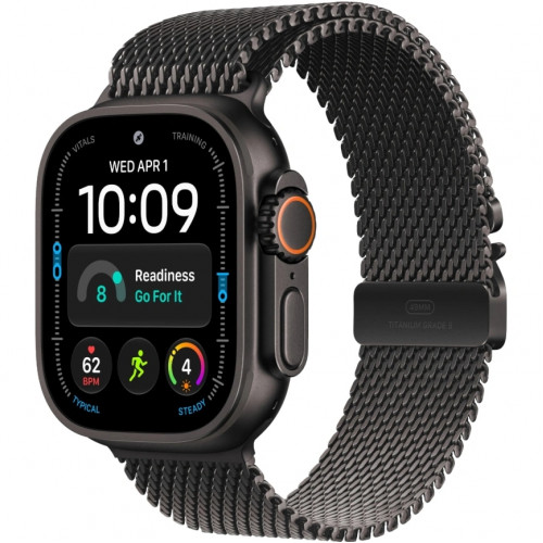 Смарт-часы Apple Watch Ultra 4 (2026) 49mm Black Titanium Case with Black Titanium Milanese Loop M