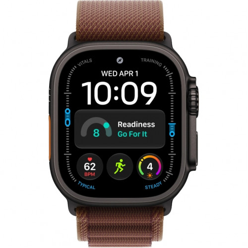 Смарт-часы Apple Watch Ultra 4 (2026) 49mm Black Titanium Case with Burgundy Alpine Loop M