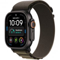 Watch Ultra 4 (2026) 49mm Black Titanium Case with Dark Olive Alpine Loop L