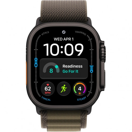 Смарт-часы Apple Watch Ultra 4 (2026) 49mm Black Titanium Case with Dark Olive Alpine Loop L