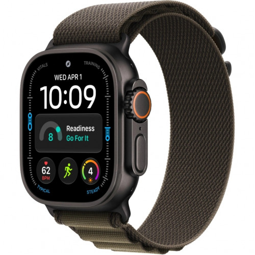 Смарт-часы Apple Watch Ultra 4 (2026) 49mm Black Titanium Case with Dark Olive Alpine Loop M