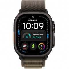 Watch Ultra 4 (2026) 49mm Black Titanium Case with Dark Olive Alpine Loop M