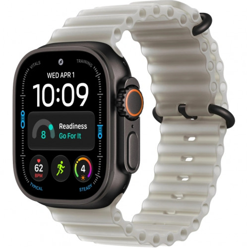 Смарт-часы Apple Watch Ultra 4 (2026) 49mm Black Titanium Case with Translucent Gray Ocean Band