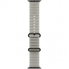 Watch Ultra 4 (2026) 49mm Black Titanium Case with Translucent Gray Ocean Band