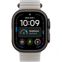 Watch Ultra 4 (2026) 49mm Black Titanium Case with Translucent Gray Ocean Band