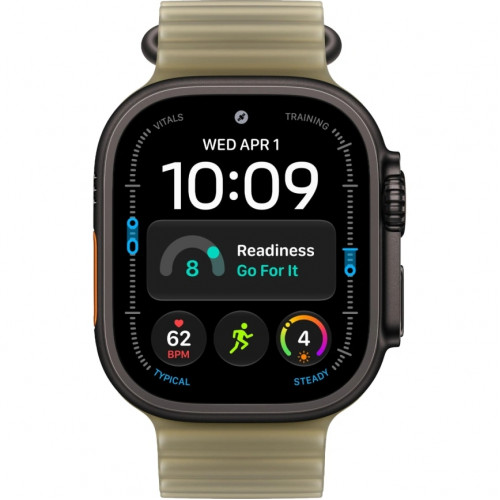 Смарт-часы Apple Watch Ultra 4 (2026) 49mm Black Titanium Case with Translucent Kelp Ocean Band
