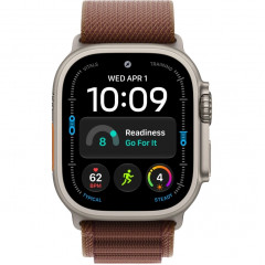 Watch Ultra 4 (2026) 49mm Natural Titanium Case with Burgundy Alpine Loop M