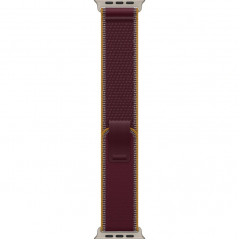 Watch Ultra 4 (2026) 49mm Natural Titanium Case with Burgundy Trail Loop S/M