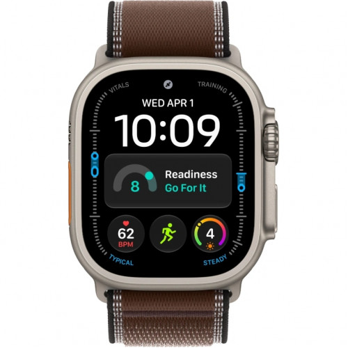 Смарт-часы Apple Watch Ultra 4 (2026) 49mm Natural Titanium Case with Dark Umber Trail Loop S/M