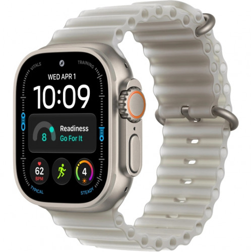 Смарт-часы Apple Watch Ultra 4 (2026) 49mm Natural Titanium Case with Translucent Gray Ocean Band