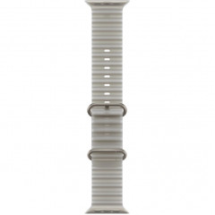 Watch Ultra 4 (2026) 49mm Natural Titanium Case with Translucent Gray Ocean Band