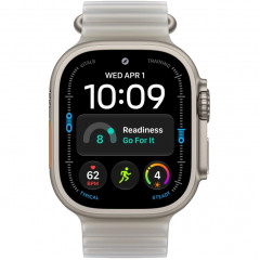 Watch Ultra 4 (2026) 49mm Natural Titanium Case with Translucent Gray Ocean Band