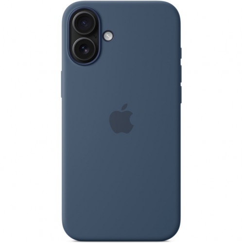 Чехол Apple Silicone Case with MagSafe для iPhone 16 Denim