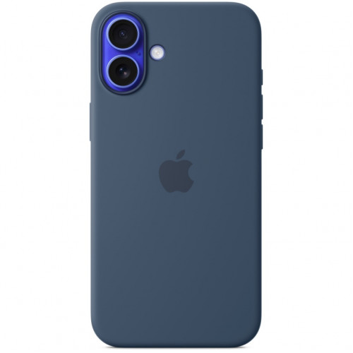 Чехол Apple Silicone Case with MagSafe для iPhone 16 Denim