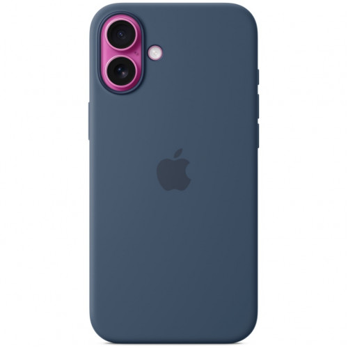 Чехол Apple Silicone Case with MagSafe для iPhone 16 Denim