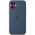 Чехол Apple Silicone Case with MagSafe для iPhone 16 Denim