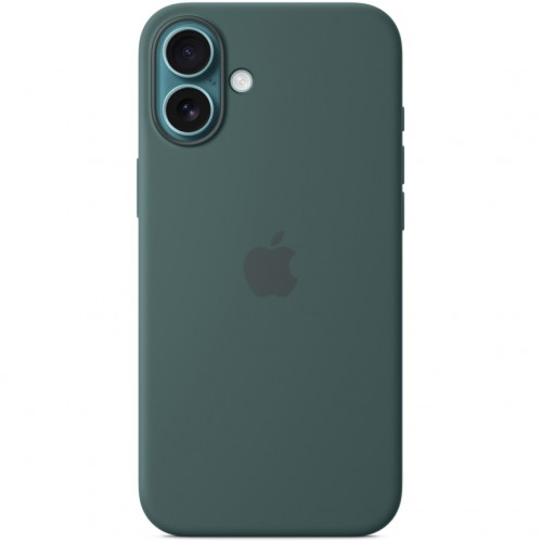 Чехол Apple Silicone Case with MagSafe для iPhone 16 Lake Green