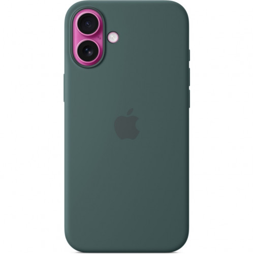 Чехол Apple Silicone Case with MagSafe для iPhone 16 Lake Green