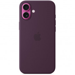 Чехол Apple Silicone Case with MagSafe для iPhone 16 Plum