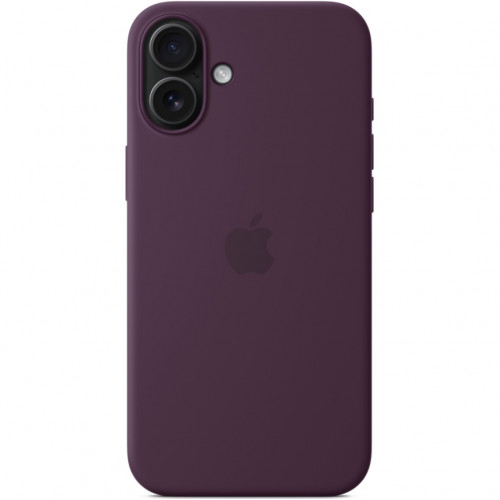 Чехол Apple Silicone Case with MagSafe для iPhone 16 Plum