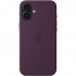 Чехол Apple Silicone Case with MagSafe для iPhone 16 Plum