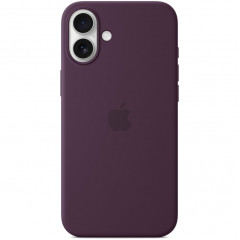 Чехол Apple Silicone Case with MagSafe для iPhone 16 Plum