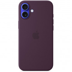 Чехол Apple Silicone Case with MagSafe для iPhone 16 Plum