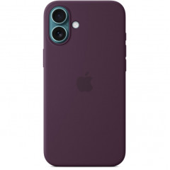 Чехол Apple Silicone Case with MagSafe для iPhone 16 Plum