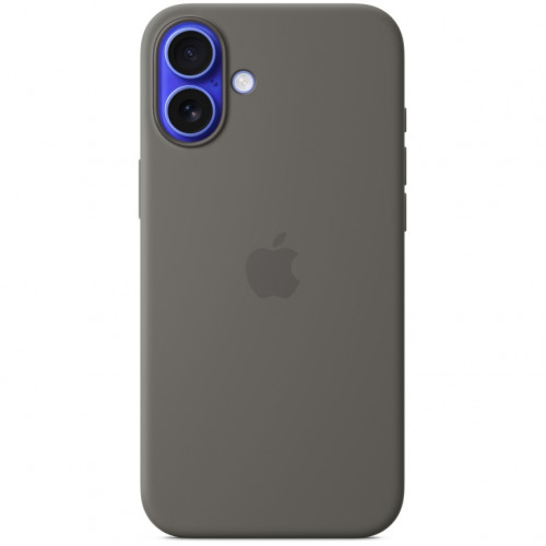 Чехол Apple Silicone Case with MagSafe для iPhone 16 Stone Grey