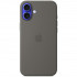 Чехол Apple Silicone Case with MagSafe для iPhone 16 Stone Grey