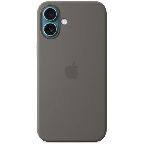 Чехол Apple Silicone Case with MagSafe для iPhone 16 Stone Grey